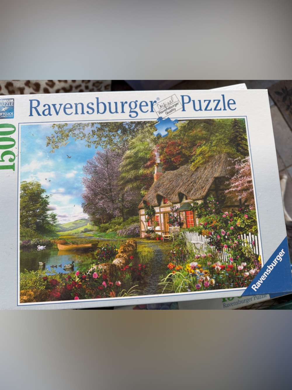 Ravensburger 1500-Piece Cottage Garden Puzzle - Colorful Floral Scene